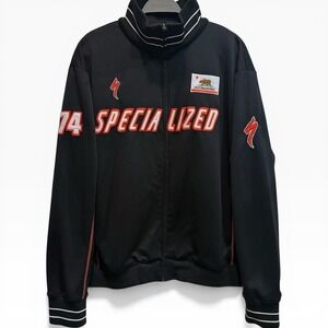 Specialized Est 1974 California Republic Cycling Track Jacket XL Spellout Logo